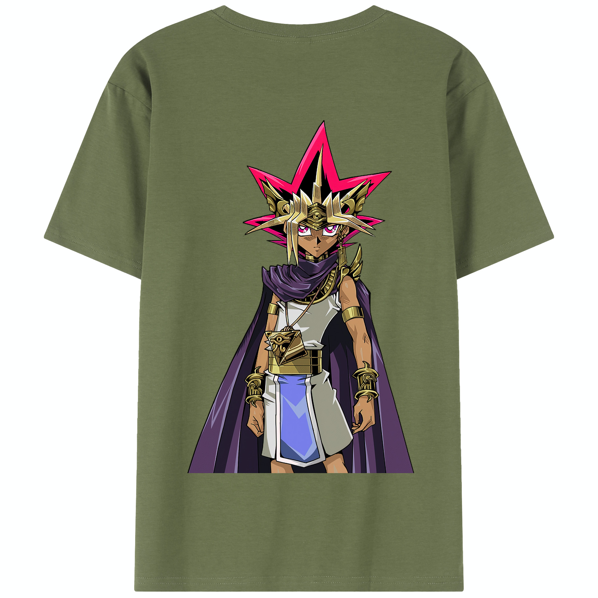 （画像用） 遊☆戯☆王 Yu-Gi-Oh! 綿100％半袖Tシャツ（背面プリント）